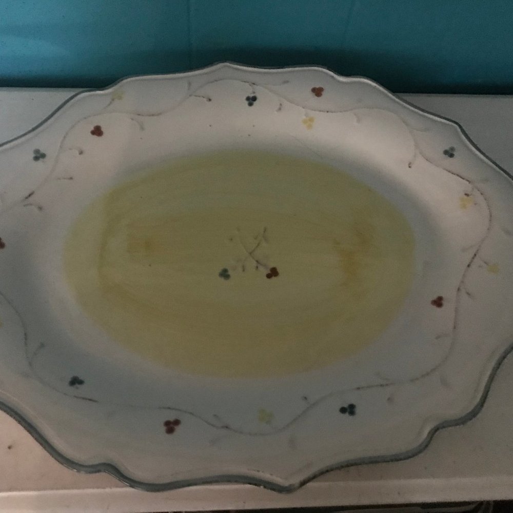 HUGE Vintage Serving Platter Made in Italy Macy's